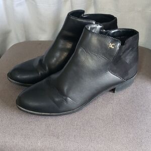 Elegant Black Ankle Boots by LC